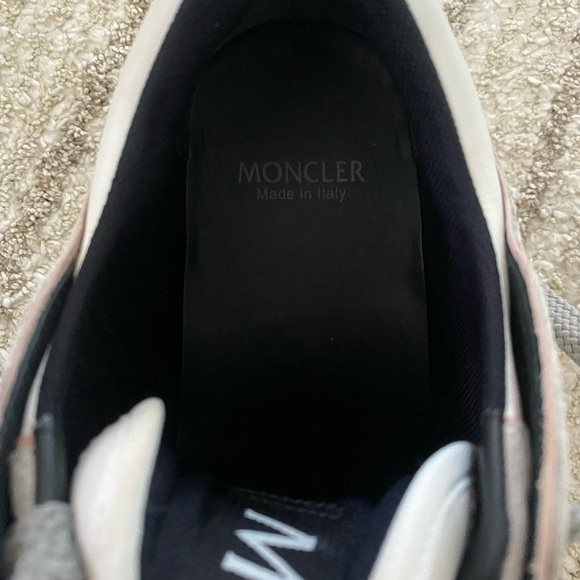 Moncler Gray and White Casual Sneakers size 39 - Picture 12 of 16